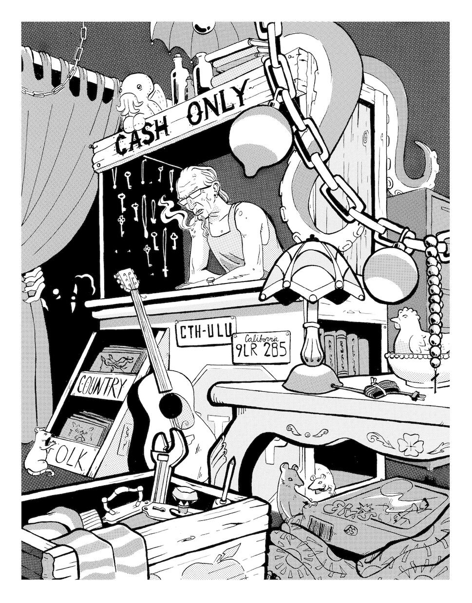 Gary's - Ink, traditional screentone